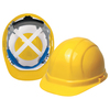 Erb Safety Front Brim Hard Hat, Type 1, Class E, Ratchet (6-Point), Blue 19956